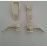 10 Qty: Graber " Add-a Slide " / Snap-in Traversing Slides That Don't Require Rod Disassembly!