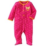 Carter's Easy Entry Sleep & Play Pink Butterflies Sleeper (3 months)