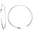 Jlo Style Round Hoop Earrings
