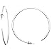 Jlo Style Round Hoop Earrings