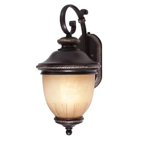 Golden Lighting 16029-M EB Jefferson Outdoor Sconce, Etruscan
