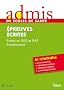 Aide-soignant - Auxiliaire de pu�riculture - Epreuves �crites - Collection admis, je m'entraine