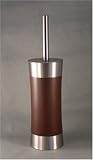 SPOOL WOOD TOILET BRUSH & HOLDER