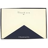 Crane & Co. Navy Hand Engraved Thank You Cards (CT3116)