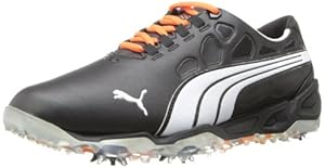 PUMA Men's Biofusion Golf Shoe,Black/White/Silver,12 M US