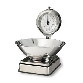 Salter 108 High Dial Kitchen Scale in Classic Chrome and Stainless Steel