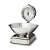 Salter 108 High Dial Kitchen Scale in Classic Chrome and Stainless Steel