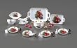Reutter Porcelain Classic Santa Miniature Dinner Servic