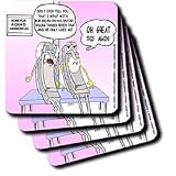 Londons Times Funny Music Cartoons - Bob Dylan s Harmonica - Coasters