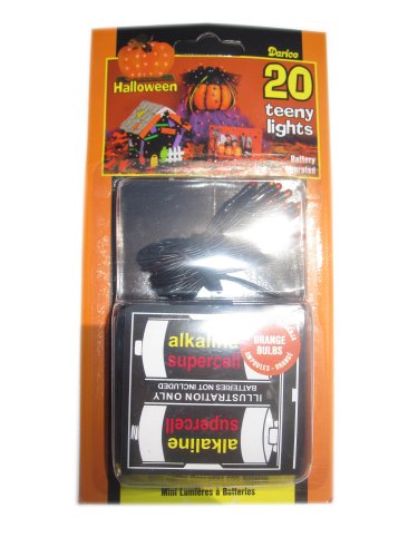 WeGlow International 20 Piece Battery Light Set - Orange (2 sets)