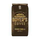 Boyers Coffee French Vanilla  Ground  12 Ounce Bags  Pack of 3 
