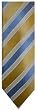 Men's Donald Trump Necktie Neck Tie 100% Silk Yellow/Blue/White Blend