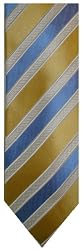 Men's Donald Trump Necktie Neck Tie 100% Silk Yellow/Blue/White Blend