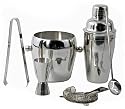 6 tlg edelstahl Cocktail Set Bar Shaker