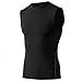 TopTie Men's Sleeveless Compression Shirt, Sports Base Layer Tank Top, Athletic Workout Shirt