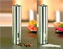 Tristar - Moulin &eacute;lectrique - Inox - Poivre et Sel - Lot de 2 pi&egrave;ces + Lumi&egrave;re