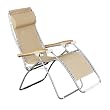 Faulkner Standard Recliner Desert Sand/Grey Mesh with Wood Arms
