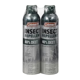 Coleman 40% Deet Insect Repellent 6-Ounce Aerosol Twin Pack