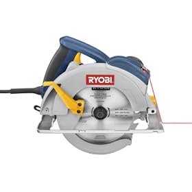 Factory-Reconditioned Ryobi 13 Amp, 7-1 4 Single Laser Circular Saw ZRCSB132L by Ryobi