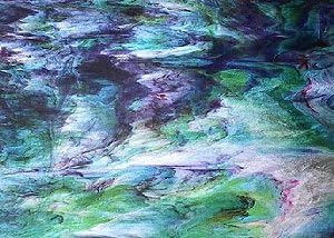 Youghiogheny Multi Colored Stipple Stained Glass Sheet - 8" X 12" (.67sf)