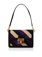 Dolce & Gabbana Bolso asa al hombro (Negro / Azul / Beige)