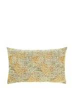 COINCASA Cojín 30 x 50 cm (Verde Claro/Ocre)