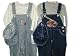 Apparel : Infant Boys Denim Embroidery Overall 2-PC Sets with Cap