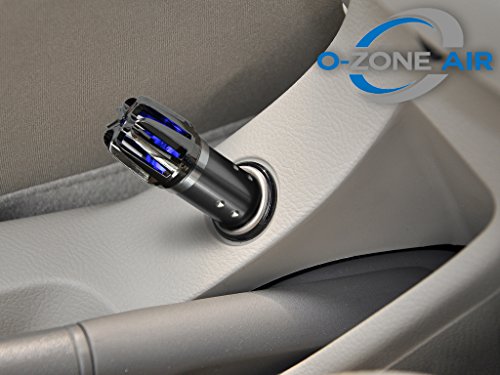 Car Air Purifier / Ionizer - O-Zone Air Car Air Freshener and Ionic Air Purifier | Remove Dust, Pollen, Smoke and Bad Odors - Car Air Freshener and Order Eliminator.