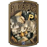 Pittsburgh Pirates Wood Sign w/ Throwback Jersey