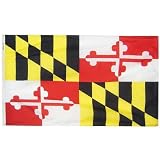 4x6 ft. Maryland State Flag for Outdoor Use