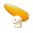 University of Nebraska Lincoln NU Cornhuskers - Classic Yellow Cornhead 'Corn Head'