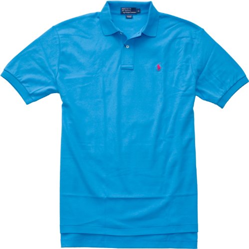 Polo Ralph Lauren Classic-Fit Interlock Polo (XX-Large, Cool Blue)