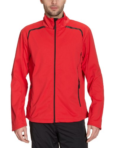 V&ouml;lkl Herren Skijacke Black Jack Softshell, rot/schwarz/wei&szlig;, 50, 410005.492.50