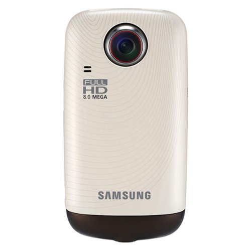 Samsung HMX-E10 High Definition Pocket-Camcorder (HD, 1920x1080 25p, 1-fach opt. Zoom, 6,85 cm (2,7 Zoll) Display) weiß Samsung HMX-E10 High Definition Pocket-Camcorder (HD, 1920x1080 25p, 1-fach opt. Zoom, 6,85 cm (2,7 Zoll) Display) weiß