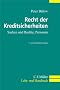 Recht der Kreditsicherheiten: Sachen und Rechte, Personen: Sachen und Rechte, Personen. Ein Lehrbuch