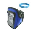 Blue Armband for Microsoft Zune HD with Armband Armlength of 14.6 Inch + Wristband