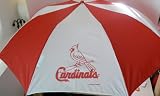 MLB Licensed St Louis Cardinals Team Fan 48" Folding Personal Umbrella