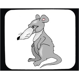 Decorated Mouse Pad with animals, rats, rat, animal