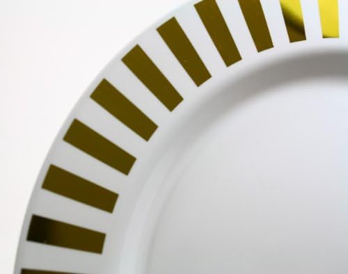 Casino Gold Dinner Plates - 10.5" (Pack of 10)