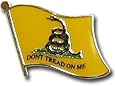 Gadsden (Dont Tread on Me) - Single Lapel Pin