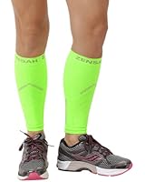 Zensah Reflective Compression Leg Sleeves - Best Night Running Gear - Relieve Shin Splints - Calf Sleeves for Running - Improve Visibility