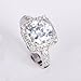 Fashion Plaza Cubic Zircon Engagement Ring R330