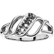 14K White Gold Mother's Ring - 3 Gemstone -- YOU CHOOSE THE COLORS!