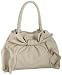 Melie Bianco S10-156 Satchel,Bone,one size
