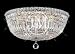 8-Light Chrome & Pewter Ceiling Flushmount - HERM3802-18/FS