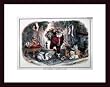 Art Poster Wood Framed Print - Coming of Santa Claus, The - Artist: Thomas Nast- Poster Size: 18 X 14