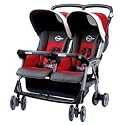 Peg-Perego Aria Twin 60/40 Stroller, Corallo