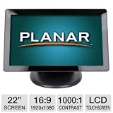 Planar Systems PT2285PW 22-Inch Touch LCD Desktop - Black