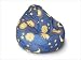 Elite Products 30-1021-628 - Print and Plush Collection Kid's Large Bean Bag- Skyscape