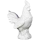 Urban Trends Ceramic Chicken, Gloss White